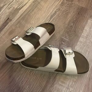 Madden Girl White Strapped Sandals